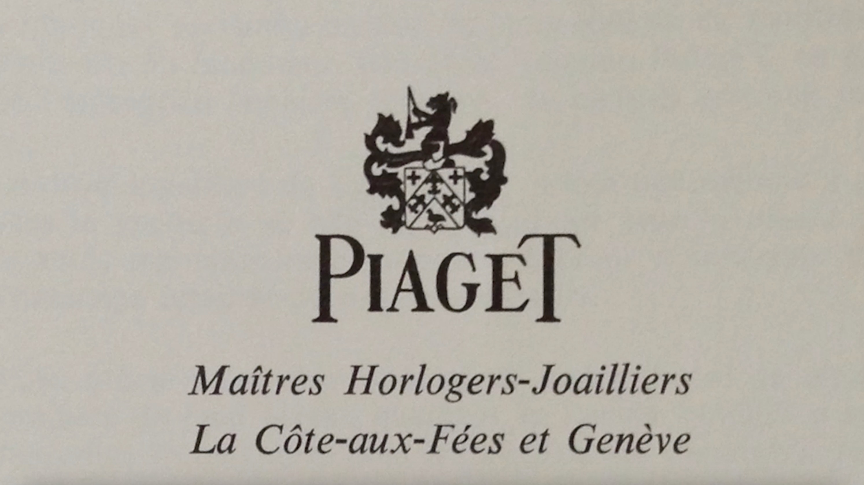 Piaget Maison of Extraleganza